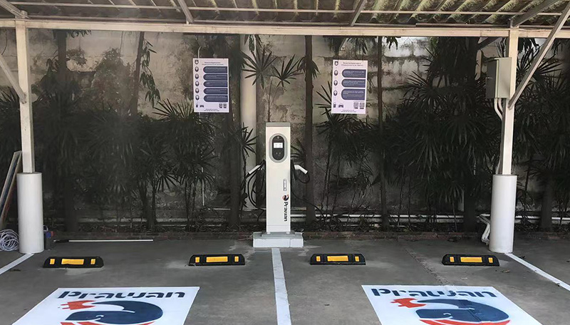 22kW Dual-Gun AC Charging Station Application Scenarios in Thailand