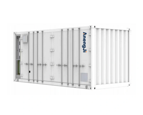 5MWh liquid-cooled battery energy storage container front view for utility-scale and grid battery storage projects