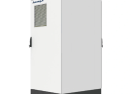 Front view of the EPS125/375/750-C series industrial transfer cabinet on a white background, designed for microgrid energy storage switching.