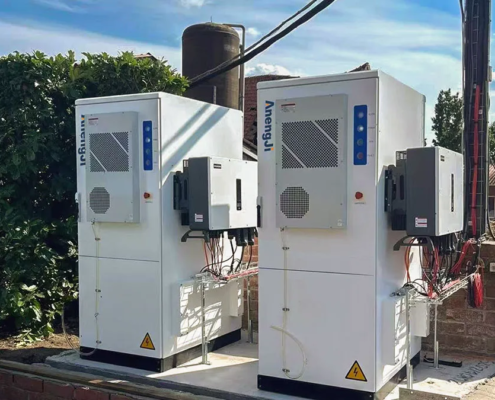 Belgium C&I energy storage system installation with ECO-E107WS PCS