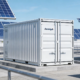 AnengJi containerized energy storage system installed in an industrial facility for peak shaving.