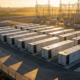 A massive installation of utility scale battery energy storage systems for grid stabilization