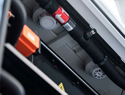 battery smoke and temperature monitoring system safety detection