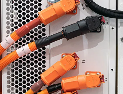 battery cabinet clean wiring layout energy storage system