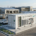AnengJi container battery energy storage system for commercial use deployed next to a corporate EV charging hub.