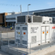 AnengJi containerized liquid cooling energy storage system safely installed at a commercial industrial facility