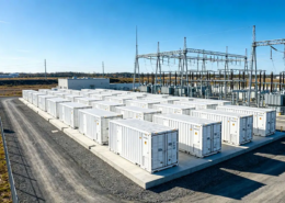 A massive standalone battery energy storage system for grid stabilization and utility-scale power management.