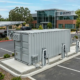 A turnkey 1MW battery storage system for EV charging stations installed at a commercial distribution site to provide peak shaving.