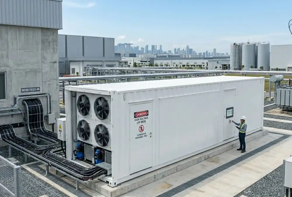 Industrial scale c&i energy storage and battery storage for businesses to manage peak demand charges and improve project economics.