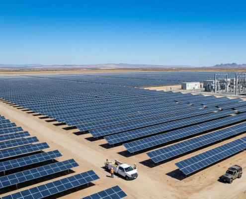 High-performance turnkey project delivery executed by an experienced epc contractor on a utility scale solar project.