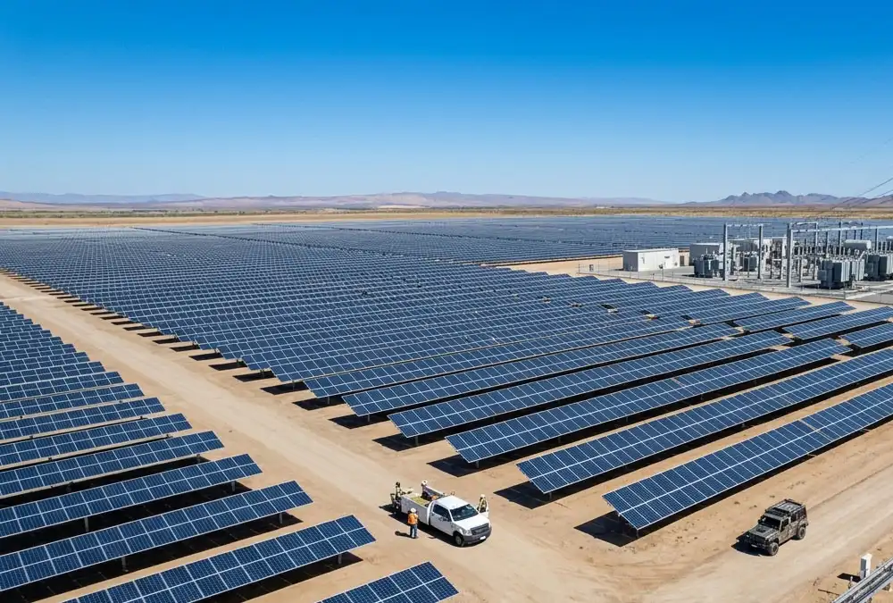 High-performance turnkey project delivery executed by an experienced epc contractor on a utility scale solar project.