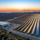 A massive utility scale solar EPC cost project in Europe featuring modern single axis tracking systems.