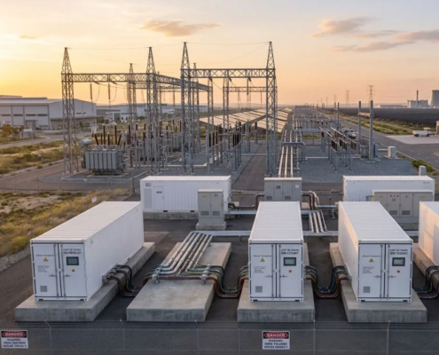 Industrial solar plus storage system installation delivered by a qualified bess battery storage supplier at a manufacturing hub