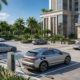 Smart destination EV charging solutions installed in a commercial hotel parking lot