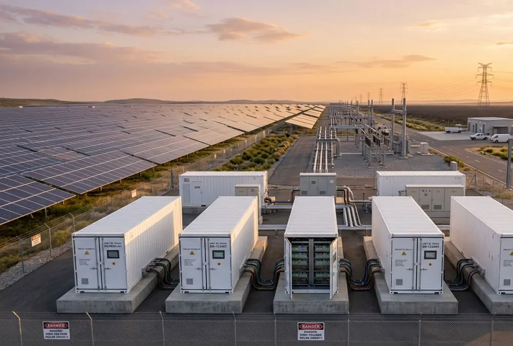 Large scale containerized energy storage system for solar projects provided by a reliable BESS supplier