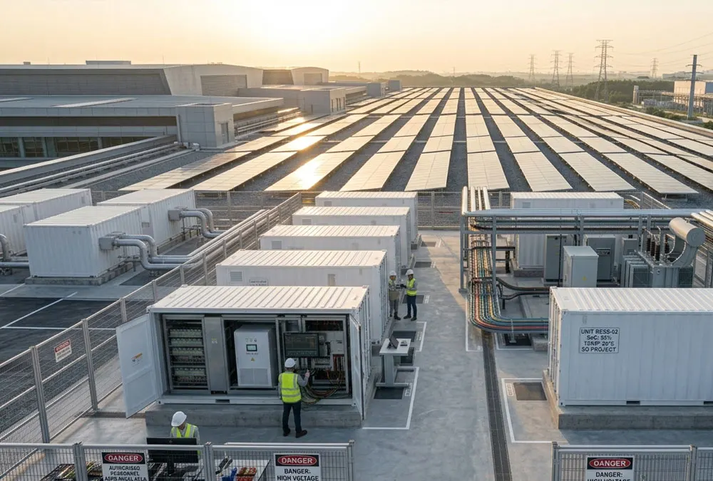 Modern commercial building rooftop with clean solar panels demonstrating the key benefits of using solar energy