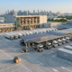 Containerized BESS energy storage integrated into electric truck megawatt charging infrastructure.