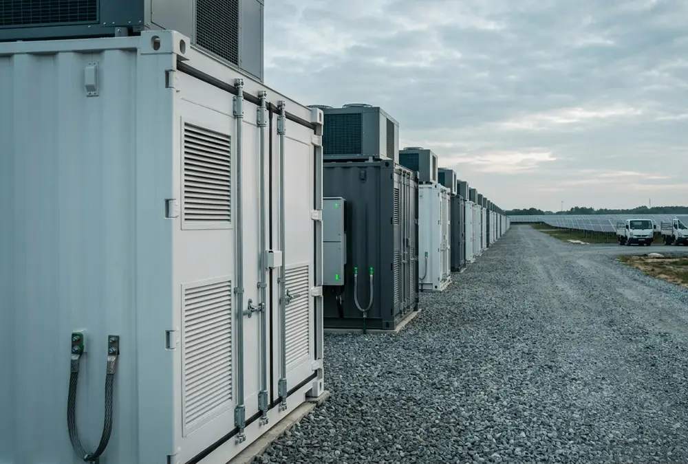 Utility scale energy storage system array using advanced battery chemistries for grid resilience