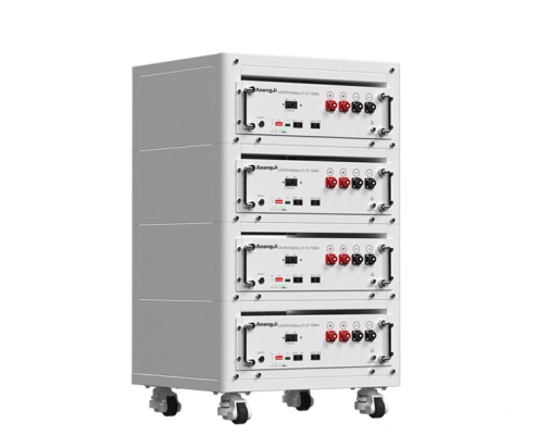 Anengji THS10 10kWh rack mount LiFePO4 battery front view for solar energy storage