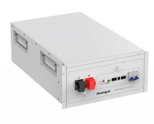 THS15 14.33kWh rack mount LiFePO4 battery side view with modular design