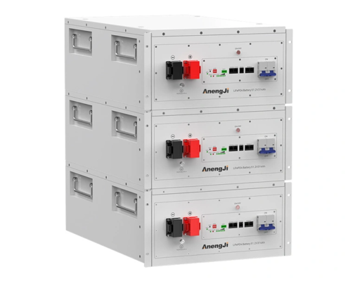 THS15 48V 280Ah LiFePO4 battery stack with multiple units for home solar storage system