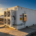Containerized hybrid battery energy storage system deployed outdoors alongside solar panels for commercial power support