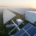 Utility scale solar energy power plant featuring single axis tracking system and high efficiency PV modules.