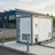 1 MWh energy storage container installed at a European industrial facility