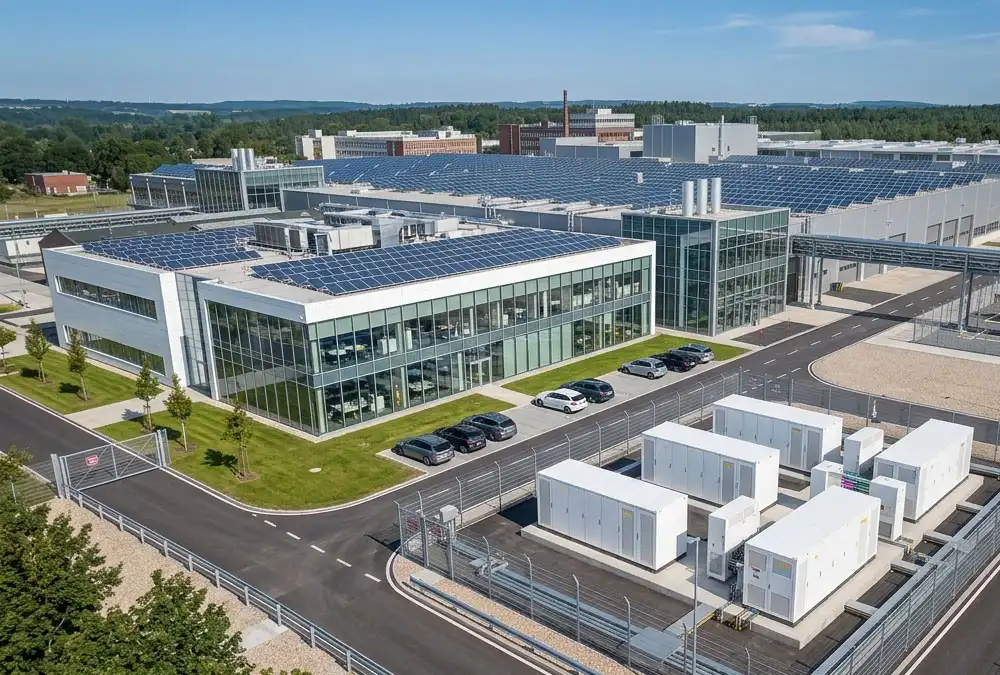 oad shifting energy storage system operating beside a European industrial facility