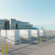 Time-of-Use Battery Storage installed in a segregated European industrial energy yard