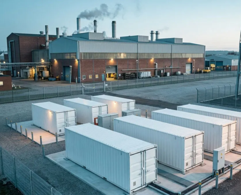 Industrial facility using BESS for peak shaving and load shifting